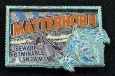 MATTERHORN "Greetings from 14,700 feet Postcard - Beware the Abominable Snowman