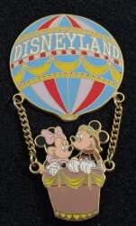 Disneyland Hot Air Balloon Dangle - Mickey and Minnie