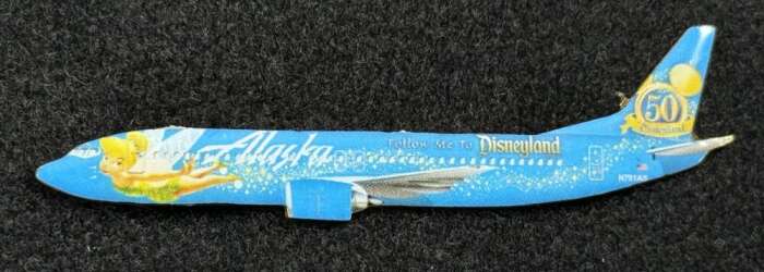 Alaska Airlines - Follow Me to Disneyland Jet - Tinker Bell