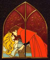 Sleeping Beauty Stained Glass Window set - Prince Phillip and Princess Aurora - DSUK