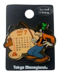 101646 - TDL 2001 Calendar - July Calendar 2001 - Goofy - Tokyo Disneyland Resort alternate image