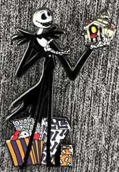 101717 - Haunted Mansion Holiday — Jack Holding Miniature Mansion - Disneyland Resort alternate image