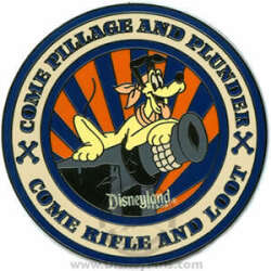 'Mickey's Pin Odyssey: Decals Collection - Come Pillage and Plunder Come Rifle and Loot - DLR'