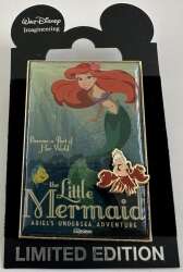 'Disneyland Attraction Posters - The Little Mermaid - Ariel's Undersea Adventure - WDI'