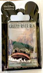 'Disneyland Attraction Posters - Grizzly River Run - WDI'