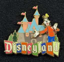 Disneyland Sleeping Beauty Castle with Retro Marque and Characters