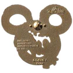 101875 - Fire Breathing Dragons - Mickey Icons - Black Glitter - Walt Disney Imagineering alternate image