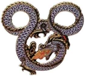 101896 - Fire Breathing Dragons - Mickey Icons - Mini Jumbo - Purple - Walt Disney Imagineering alternate image