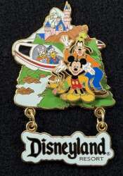 Disneyland Resort Icons Dangle