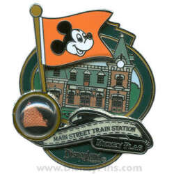 Click to view the Mickey Flag - Main Street Train Station details