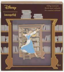 Loungefly - Collector Box - Disney Beauty and The Beast Belle Library Sliding Pin - LFLY