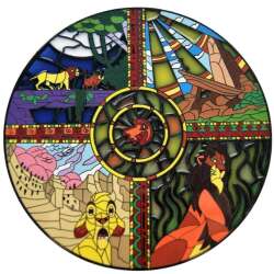 102007 - Fantasy Pin Series: Stained Glass Mosaics - The Lion King - Fantasy Unlicensed alternate image