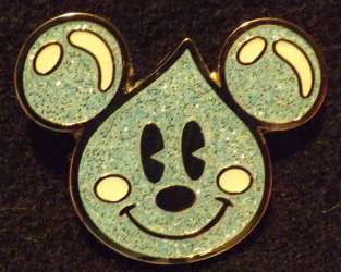 7192 - Summer Splash 2 Pin Set - Mickey Blue Water Drop - Tokyo Disneyland Resort alternate image