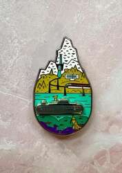 Click to view the Vintage Disneyland Interactive Sliding pin details