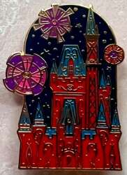 Click to view the Happily Ever After castle pin details
