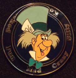 4013 - Alice in Wonderland - Mad Hatter Spinner - Mad, Crazy, Silly, Kooky, Wicked, Fun alternate image