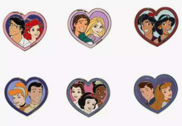 99445 - Princess Couples Heart Mystery Collection - Unopened Box - Loungefly alternate image