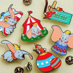 BoxLunch - Dumbo Circus Blind Box - Complete Set of 6 Pins - LFLY