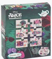 BoxLunch - Alice in Wonderland Puzzle Map Blind Box - Completed Map Pin Set of 6 - DLIC
