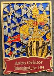 'Stained Glass - 2008 Pin of the Month - Cast Exclusive - Astro Orbitor - DLR'