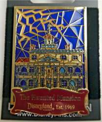 'Stained Glass - 2008 Pin of the Month - Cast Exclusive - Haunted Mansion - DLR'
