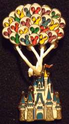 4021 - Castles & Balloons - Cinderella’s Castle with Mickey Balloons - Walt Disney World alternate image