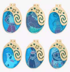 BoxLunch - Moana 2 Character Locket Blind Box - Complete 6 Pin Set - DLIC