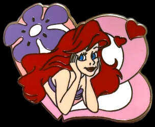 Ariel Hearts and Flowers