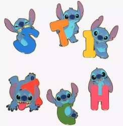 Complete Set of 6 Pins