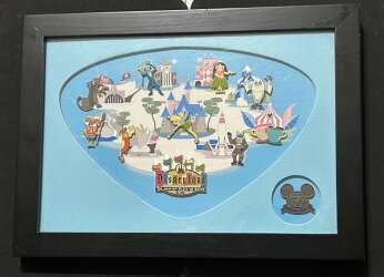 Click to view the Happiest Place on Earth Retro Framed Set details