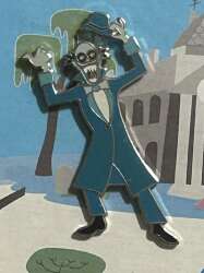 Click to view the Happiest Place on Earth Retro Framed Set - Hitchhiking Ghost Only details