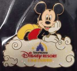 Shanghai Disney Resort — Mickey Laying on Cloud