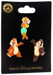 Chip, Dale, And Clarice Pin Set - Full Set