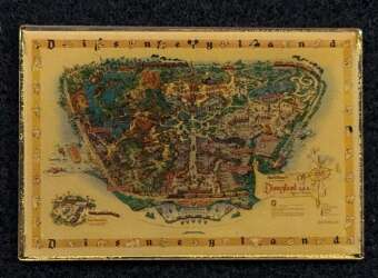45th Anniversary Sam McKim Original Disneyland Map