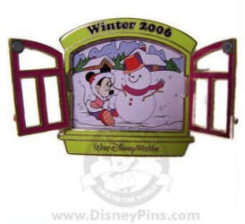 102367 - Winter Windows 2006 - Minnie Mouse and Snowman - Walt Disney World alternate image