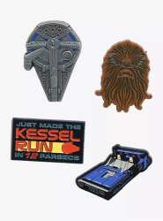 102404 - SOLO: A Star Wars Story - Star Wars Solo Collector Enamel Pin 4-Pack - Disney Licensed alternate image
