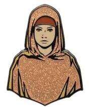 Queen Amidala in Flame Handmaiden Gown