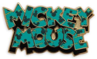 'Mickey Memories - September Set - Teal 90s Mickey Mouse Name ONLY - MLT'