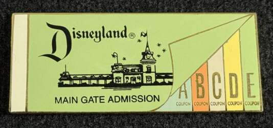 Click to view the Disneyland Main Gate Admission Ticket Book details