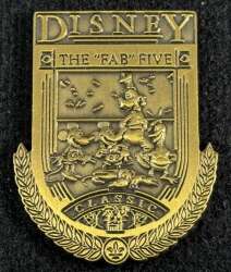 Disney The "Fab" Five Classic Shield