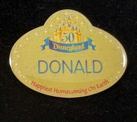 50th Anniversary Name Tags Set - Donald Only