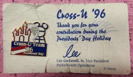 102650 - Cross U - 1996 - Presidents' Day - Walt Disney World alternate image
