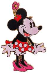 Click to view the Classic Minnie Mouse With Pink Shoes - Facing Right details