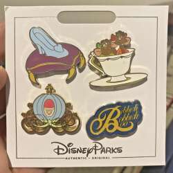 10267 - Disney Parks - Cinderella Icons - 4-pin set alternate image