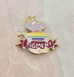 Figment Rainbow Pin