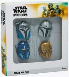 The Mandalorian 3-D Helmet Pin Set