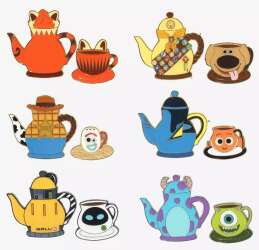 102743 - BoxLunch - Pixar Tea Set Blind Box - Unopened Mystery Box - Loungefly alternate image