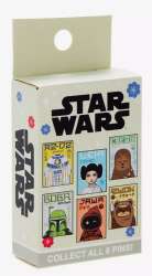 102750 - BoxLunch - Star Wars Character Poster Blind Box - Complete 6 Pin Set - Disney Licensed alternate image