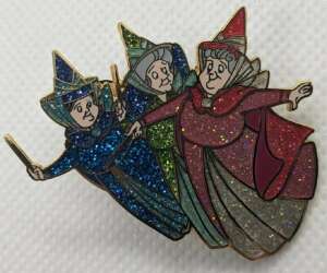10277 - Magical Mystery Pin Set - Flora, Fauna and Merryweather - Disney Store US alternate image