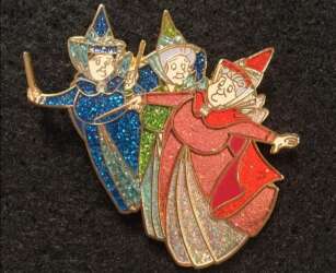 10277 - Magical Mystery Pin Set - Flora, Fauna and Merryweather - Disney Store US alternate image